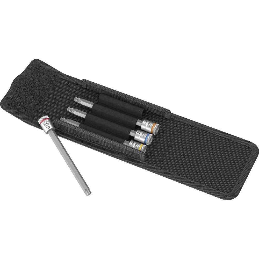 Wera 05003375001 8767 A TORX HF 1 Zyklop Bitnuss-Satz Torx, mit 1/4"-Antrieb, mit Haltefunktion, 4-t