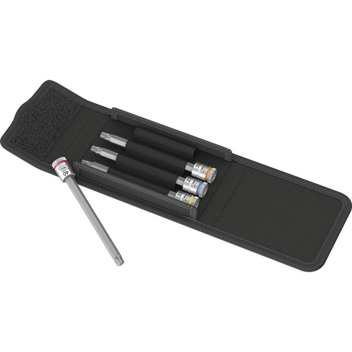 Wera 05003375001 8767 A TORX HF 1 Zyklop Bitnuss-Satz Torx, mit 1/4"-Antrieb, mit Haltefunktion, 4-t