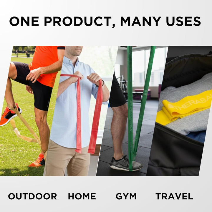 THERABAND CLX Resistance Band with Loops Schwarz - Besonders schwer - Fortgeschrittene Level 1 Schwa