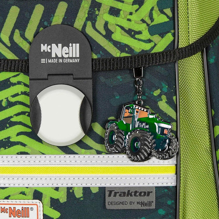 McNeill ERGO Primero McLight Schulranzen-Set 4tlg. Grün ca. 30 x 38 x 22 cm, Grün ca. 30 x 38 x 22 c