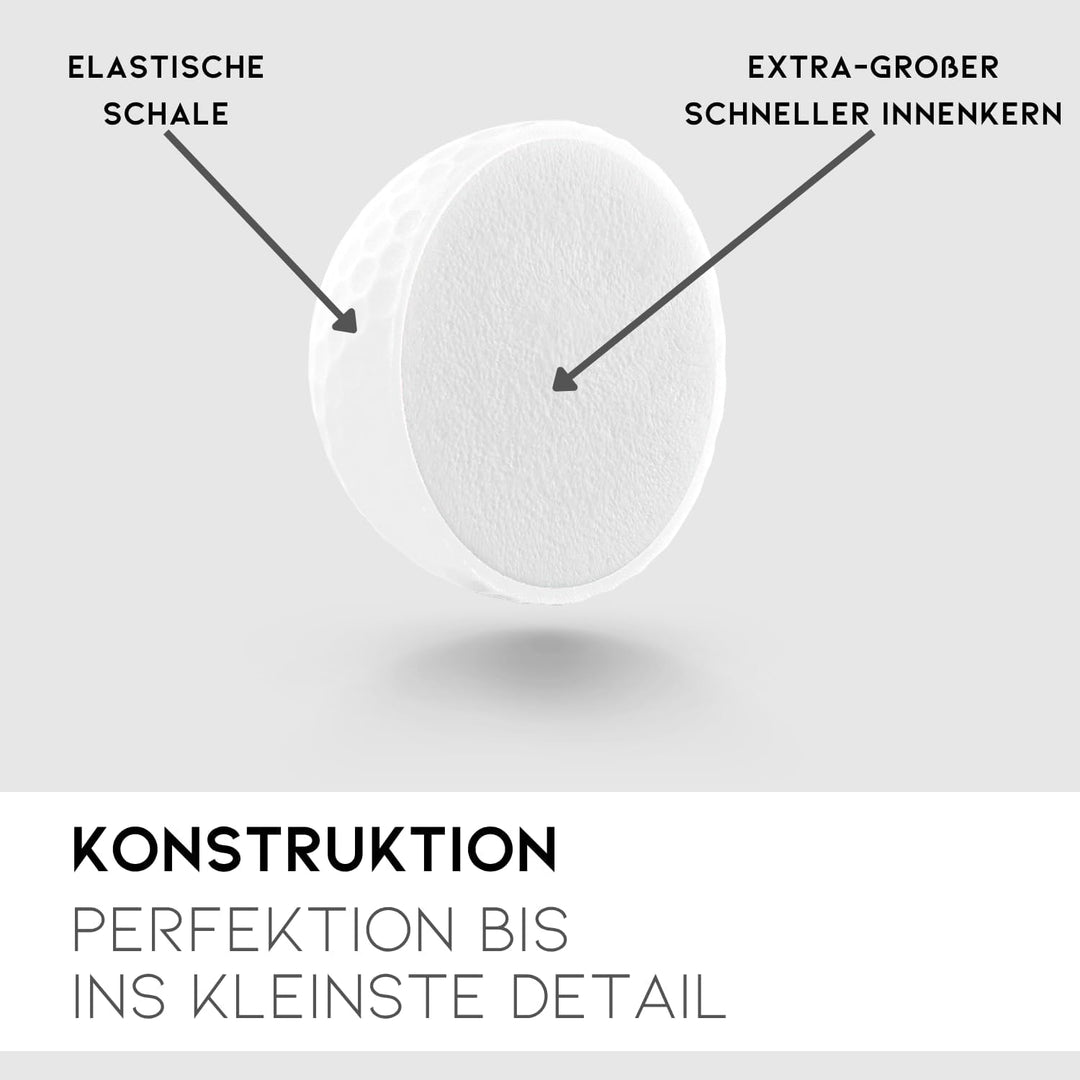 SNYDER - SNY DIST Premium Golfbälle | 20 Stück im Ballnetz | Ideal für: Maximale Ballgeschwindigkeit