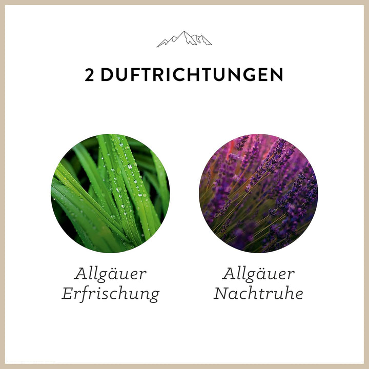 AllgäuQuelle – mini BIO Körperöl Set STREICHEL EINHEITEN | kleines Geschenkset Naturkosmetik | 2 x 5