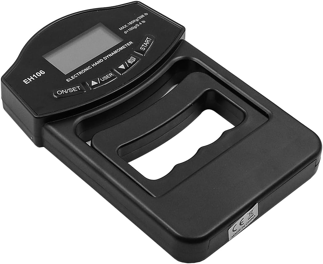 Griffstärke-Tester, 396 Pfund, digitaler Hand-Dynamometer, Griffstärke-Messgerät, USB-wiederaufladba