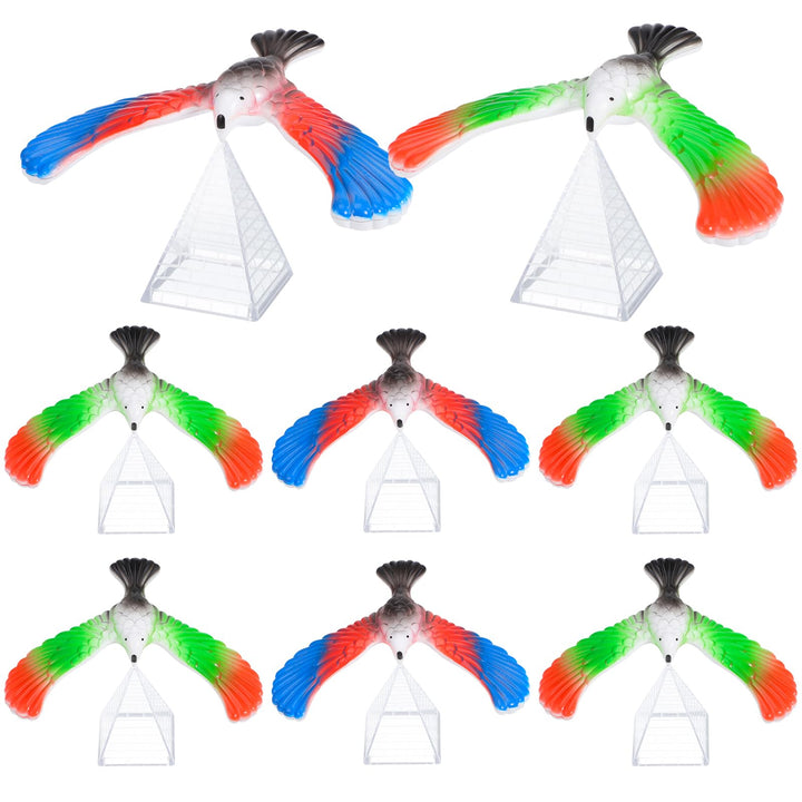 jojofuny 10 Stücke Schwebevogel Kinder Balance Vogel: Finger Balance Eagle Magical Physik Spielzeug