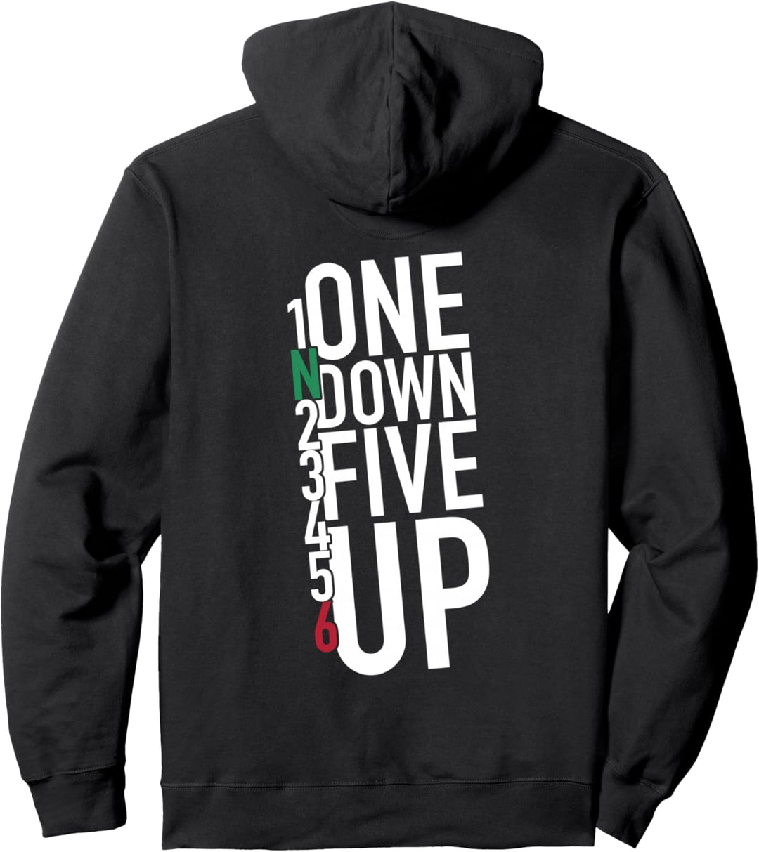 1N23456 Motorradgangschaltung Motorradfahrer Pullover Hoodie