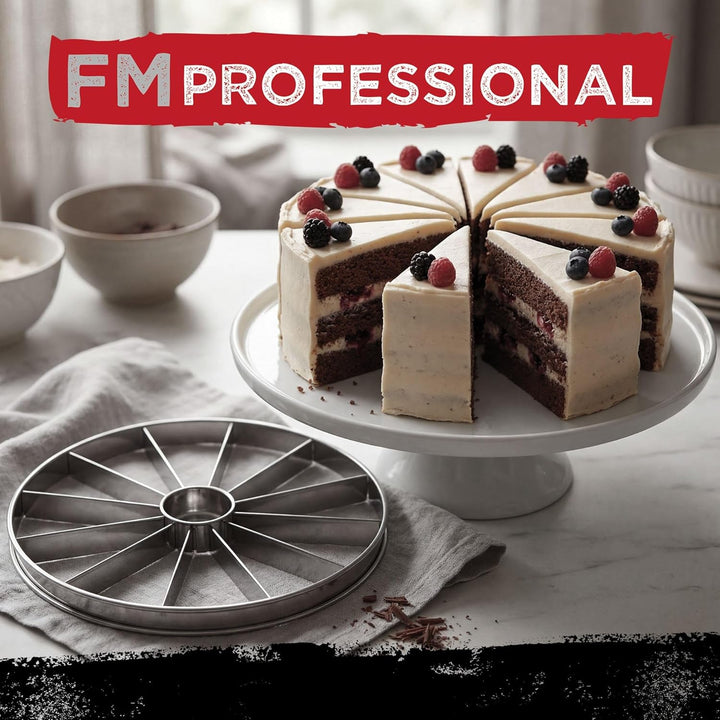 FMprofessional Tortenteiler, Edelstahl, silber, 50 x 50 x 20 cm