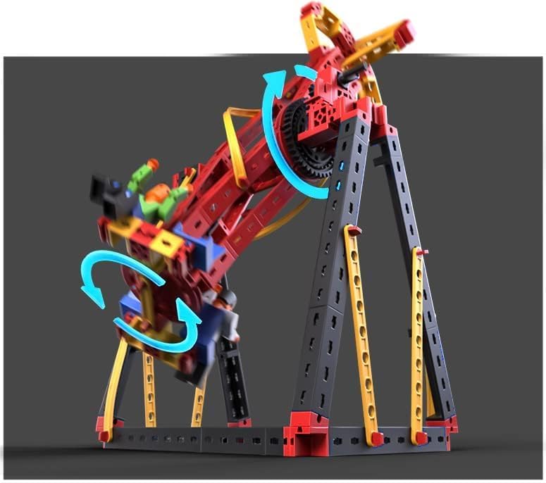 fischertechnik 569019 Advanced Crazy Rides/Bausatz für Kinder ab 8 Jahre, Freizeitpark Baukasten mit