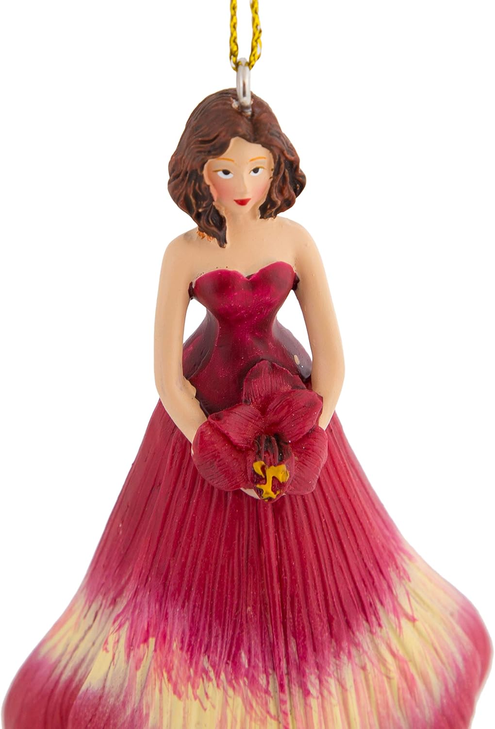 Blumenmädchen Amaryllis Dekofigur Blumen Garten Figur für Innen zum Hängen Flower Fairy Figur, Amary