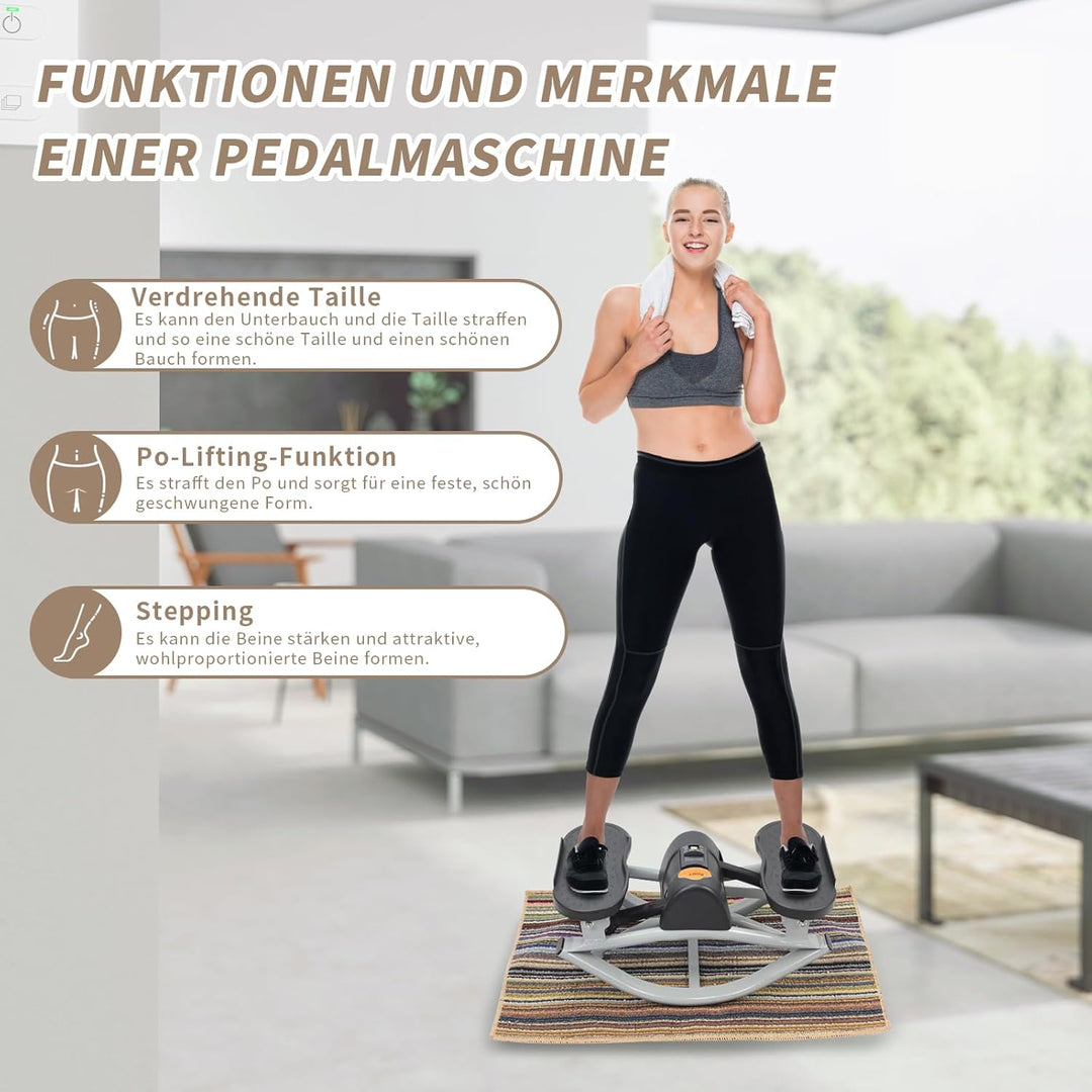 Rock Stepper, Step Rocker seitlich, Seitlich schwingender Fitness-Stepper Heimtrainingsgerät, Fitnes