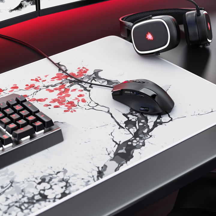 TITANWOLF - XXL Speed Gaming Mauspad 900 x 400mm - XXL Mousepad - Tischunterlage Large Size - verbes