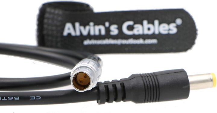 Alvin's Cables 2 Pin Stecker auf DC Adapter Stromkabel für Teradek Bond 45CM Gerade 2pin Gerade DC,