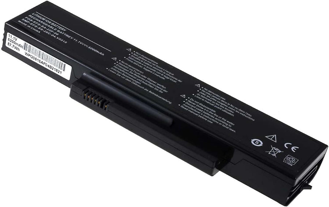 Akku für Fujitsu-Siemens V5515-T2130, 11,1V, Li-Ion