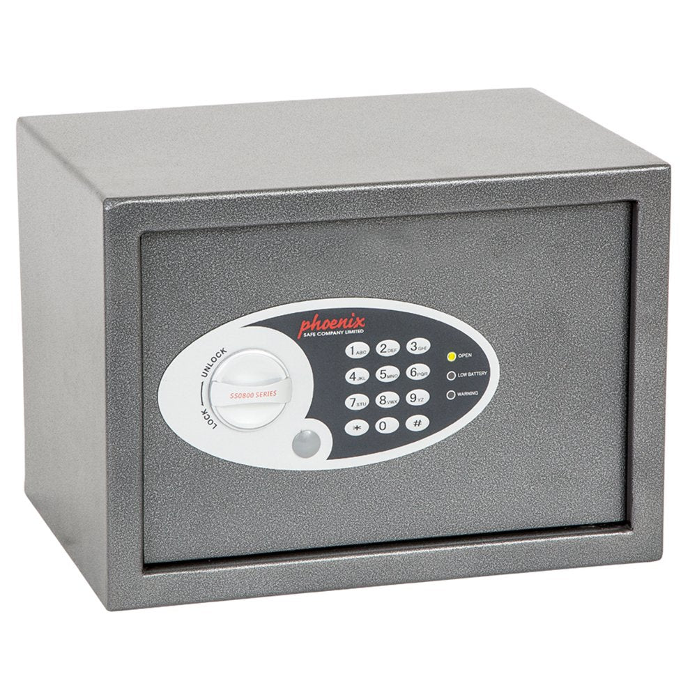 Phoenix SS0802E Vela Home & Office Safe Möbeltresor Kompaktsafe mit Elektronikschloss, HxBxT: 25 x 3