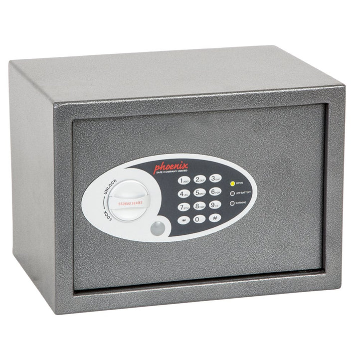 Phoenix SS0802E Vela Home & Office Safe Möbeltresor Kompaktsafe mit Elektronikschloss, HxBxT: 25 x 3