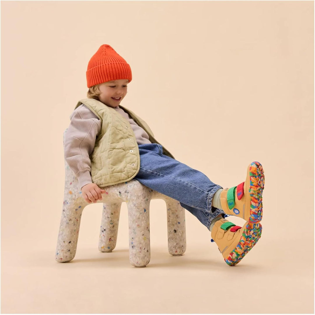 Affenzahn Winterstiefel Vegan Comfy warm gefüttert, wasserdicht mit Kletterverschlüssen, Grösse 21-3
