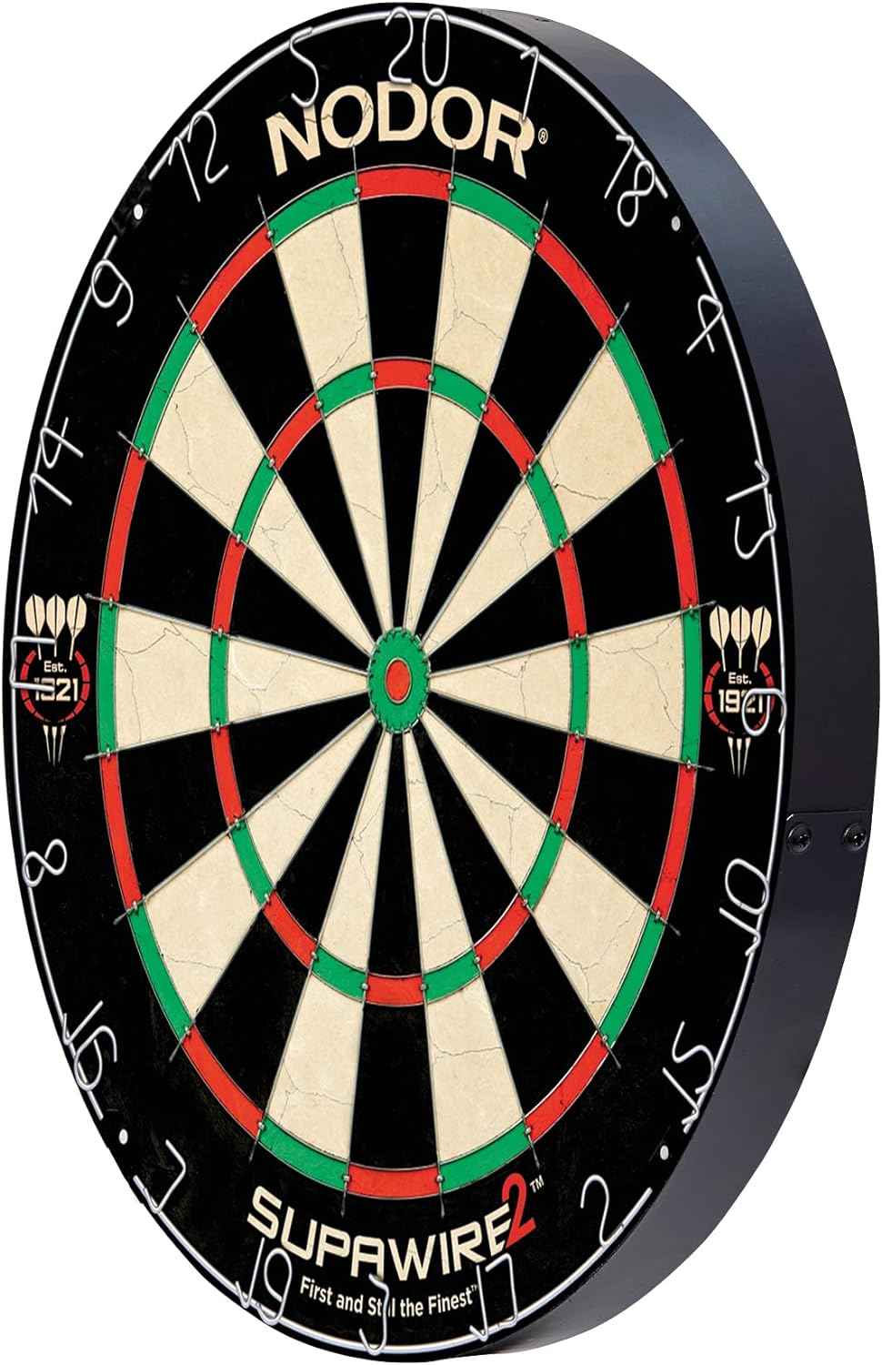 Nodor DBSW Football Supawire Dartscheibe mit Borsten, einfarbig, Einheitsgrösse