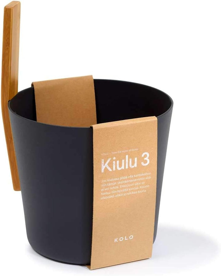 KOLO Sauna Kübel 3 Schwarz/Tolle designeter Saunakübel