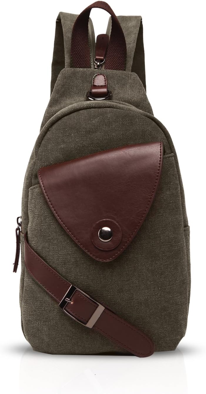 FANDARE Klassische Sling Bag Sport Rucksack Party Outdoor Tragbare Crossbody Tasche Damen/Herren Bre