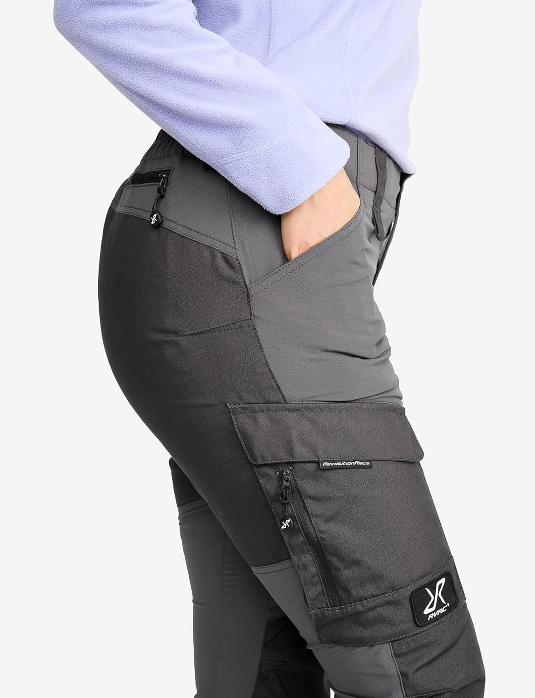 RevolutionRace Damen RVRC GP Pants, Hose zum Wandern und für viele Outdoor-Aktivitäten S Grau, S Gra