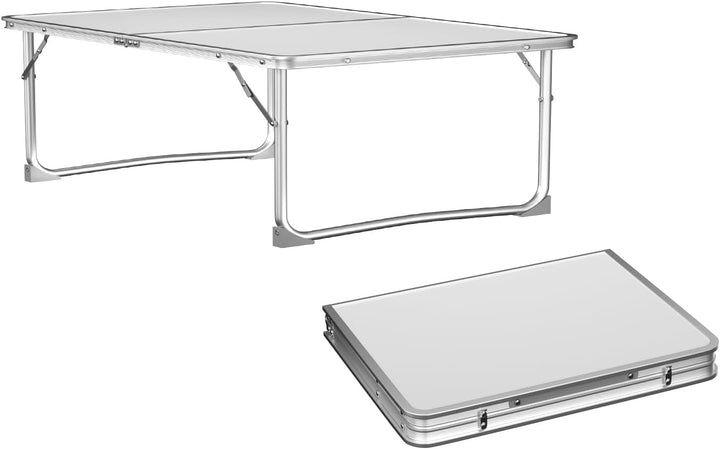 HSHa Tragbarer Klapptisch Kleiner kompakter Camping-Tisch 60x40x26cm, Innen-Strand-Klapptisch 60CM/2
