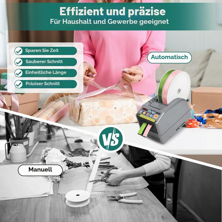 Automatischer Klebebandabroller, Elektrischer Bandschneider Klebebandspender, Automatisch Bandabroll