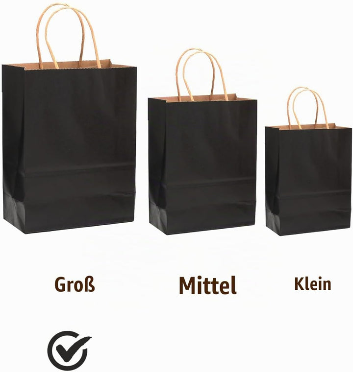 Gcardist Grosse 32Pcs Kraftbeutel Mit Griffen 33x26x13cm Geschenktaschen 16 Verschiedene Senior Farb