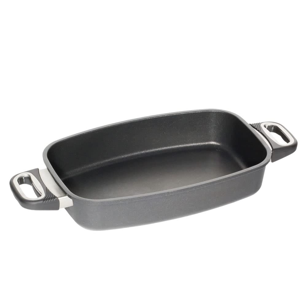 Original Gundel BRÄTERPFANNE, 33 x 21 x 6 cm, INDUKTION, Titan-Keramik-Oberfläche für Induktionsherd