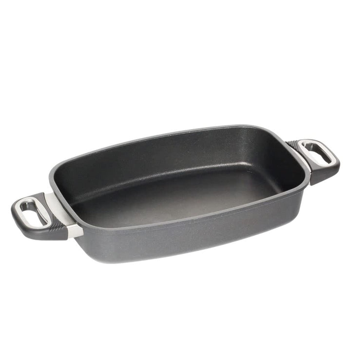 Original Gundel BRÄTERPFANNE, 33 x 21 x 6 cm, INDUKTION, Titan-Keramik-Oberfläche für Induktionsherd
