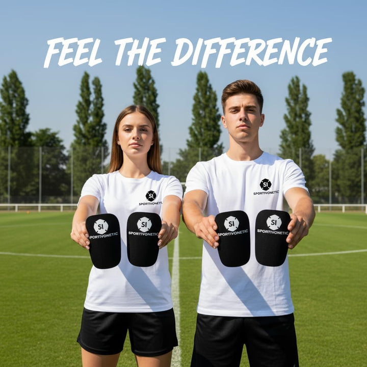 SPORTIVONETIC® High Performance Schienbeinschoner Anpassbar für Erwachsene & Kinder, Damen & Herren
