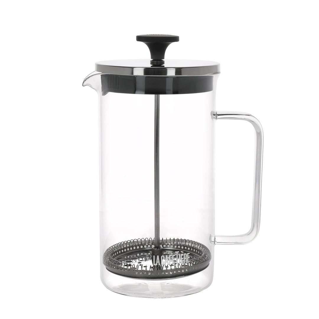 La Cafetière French Press Kaffeebereiter aus Glas, 8 Tassen, Durchsichtig Eight Cup, Eight Cup