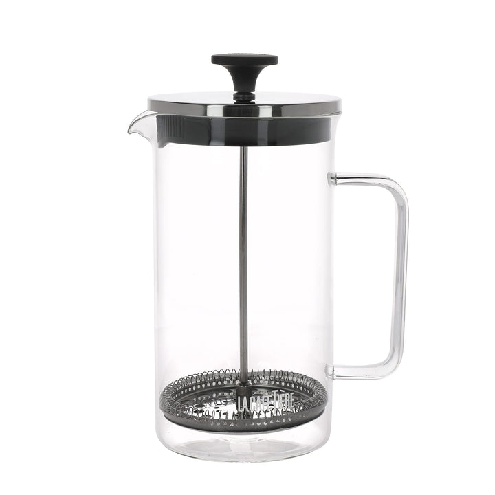 La Cafetière French Press Kaffeebereiter aus Glas, 8 Tassen, Durchsichtig Eight Cup, Eight Cup