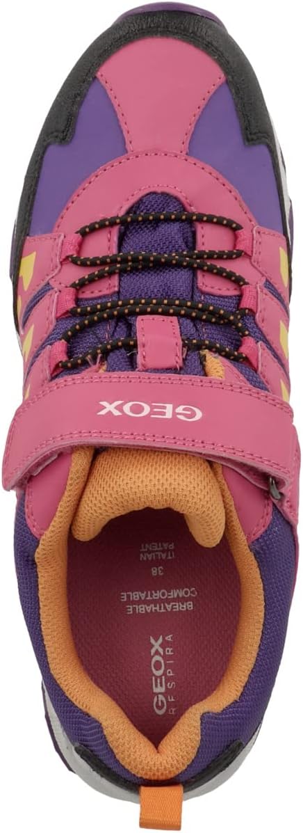 Geox Mädchen J Magnetar Girl B AbSneakers 35 EU Fuchsia Purple, 35 EU Fuchsia Purple