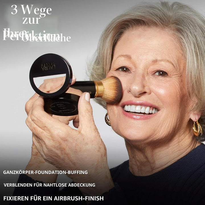 LAURA GELLER NEW YORK Kabuki-Pinsel für alle Gesichts-Make-up und Foundation, einziehbar 04 Airbrush