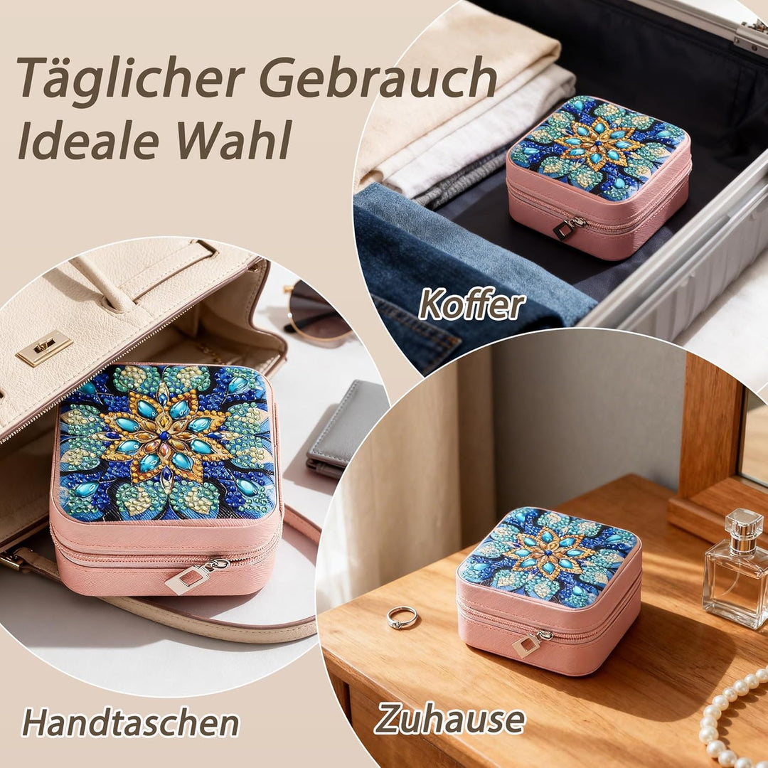 CharySim Diamond Painting Schmuckkästchen Basteln Set Daiments Painting Erwachsene Kits mit Zubehör