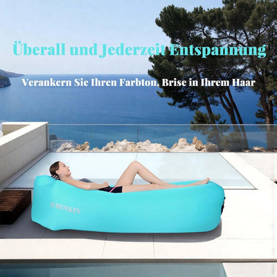 SHENKEY Aufblasbares Sofa,Luftsofa-Hängematte mit Wasserdichtem und Auslaufsicherem Design - Perfekt