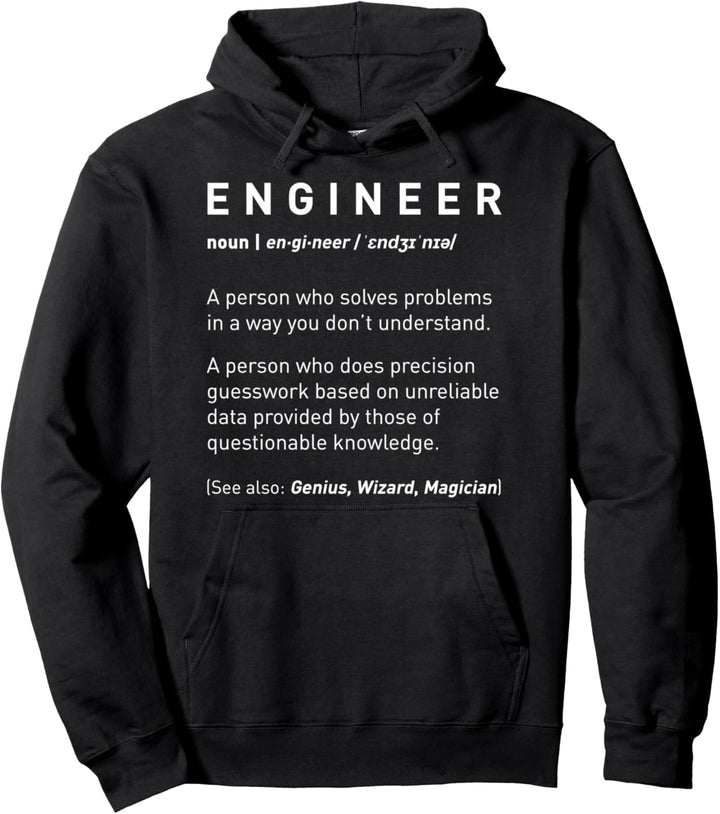Funny Engineer Definition - Ingenieur Definition + Bedeutung Pullover Hoodie