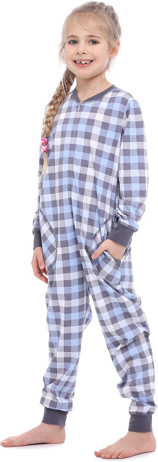 Merry Style Mädchen Schlafoverall Jumpsuit Mädchen Bequeme und warme Schlafanzug Kinder MS10-186 110