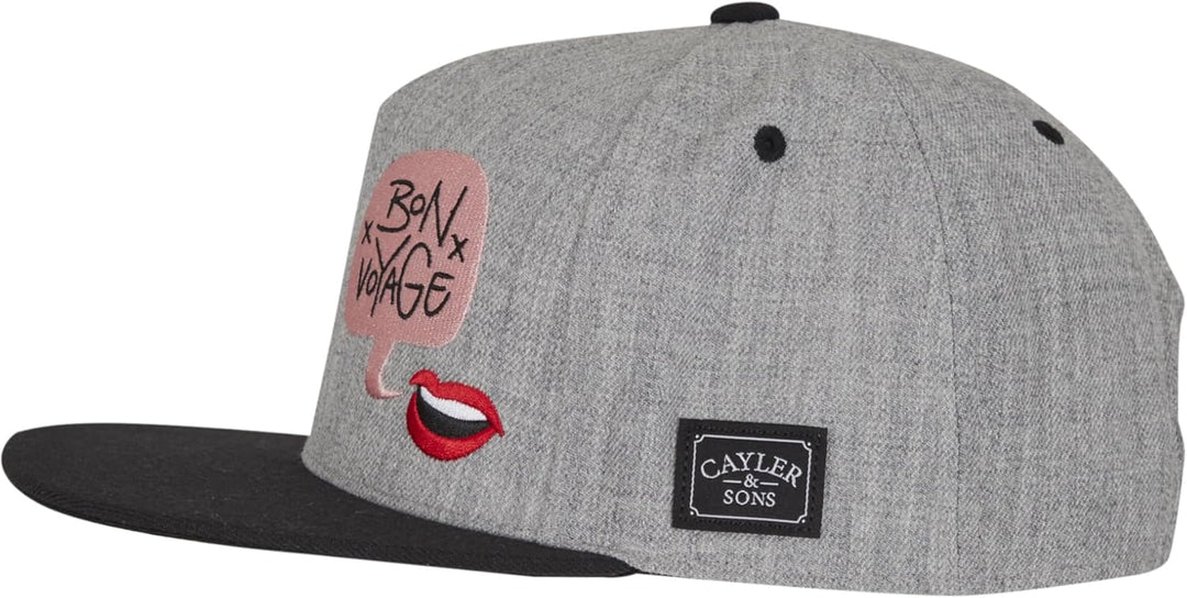 Cayler & Sons Unisex Baseball Kappe C&S WL Bouble Voyage Cap Baseballkappe, Heather Grey/mc, one Siz