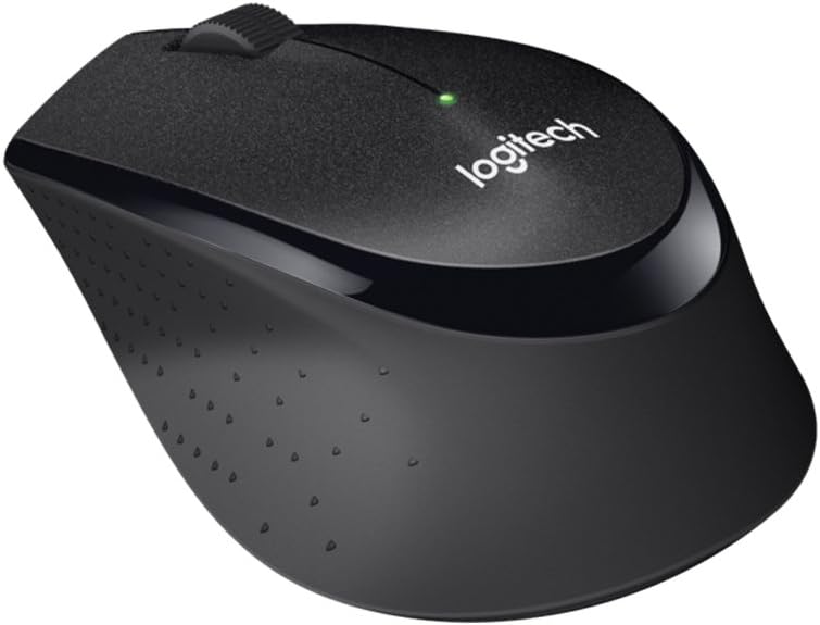 Logitech M330 Silent Plus kabellose Maus, Schwarz