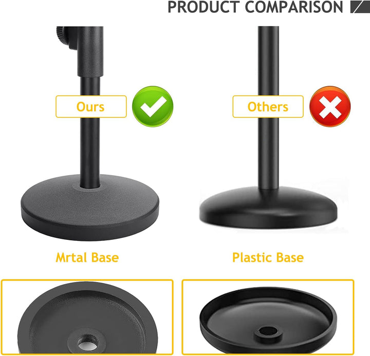AT2020 Mikrofonständer mit Shock Mount für Audio Technica AT2020V AT2020USB+ AT2035 ATR2500X Kondens
