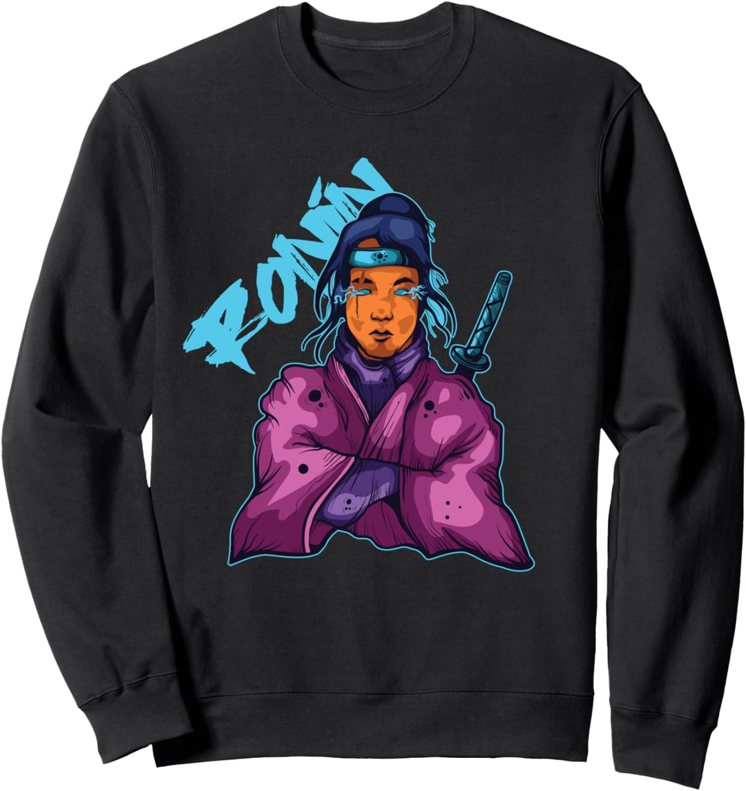 Anime Japanisch Samurai-Krieger Sweatshirt