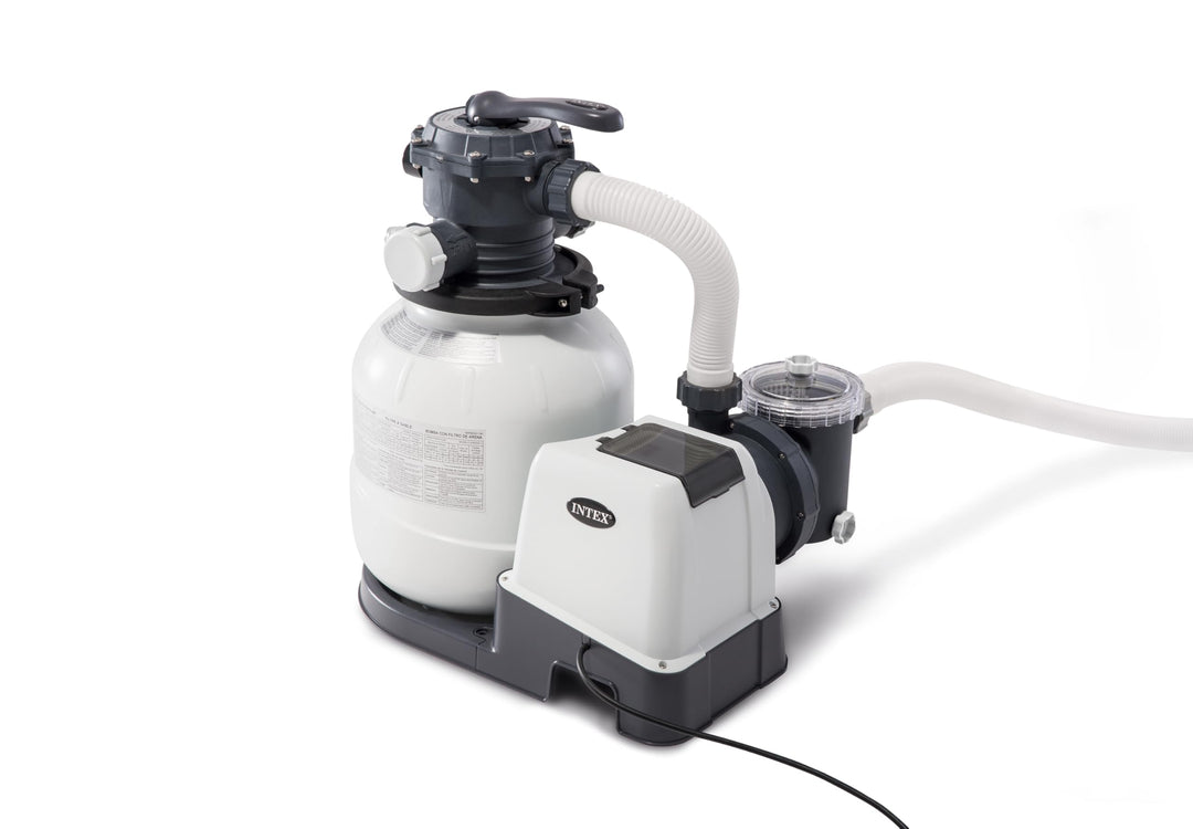 Intex 26648 Krystal Clear Sandfilteranlage 8 m³ für Pools bis 36.000l