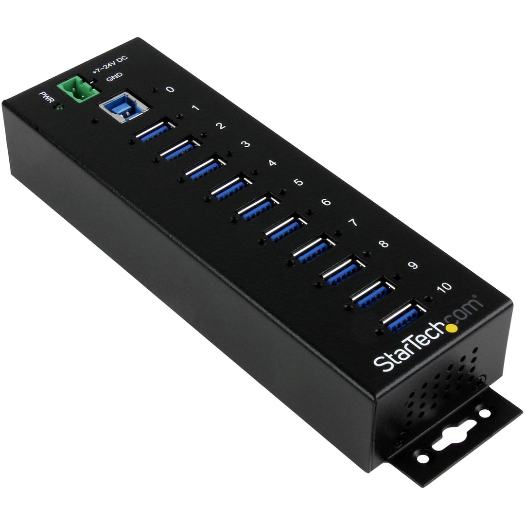 StarTech.com 10 Port Industrial USB 3.0 HUB 10-Port Industrial USB 3.0, ST1030USBM USB 3.0 10 Port,