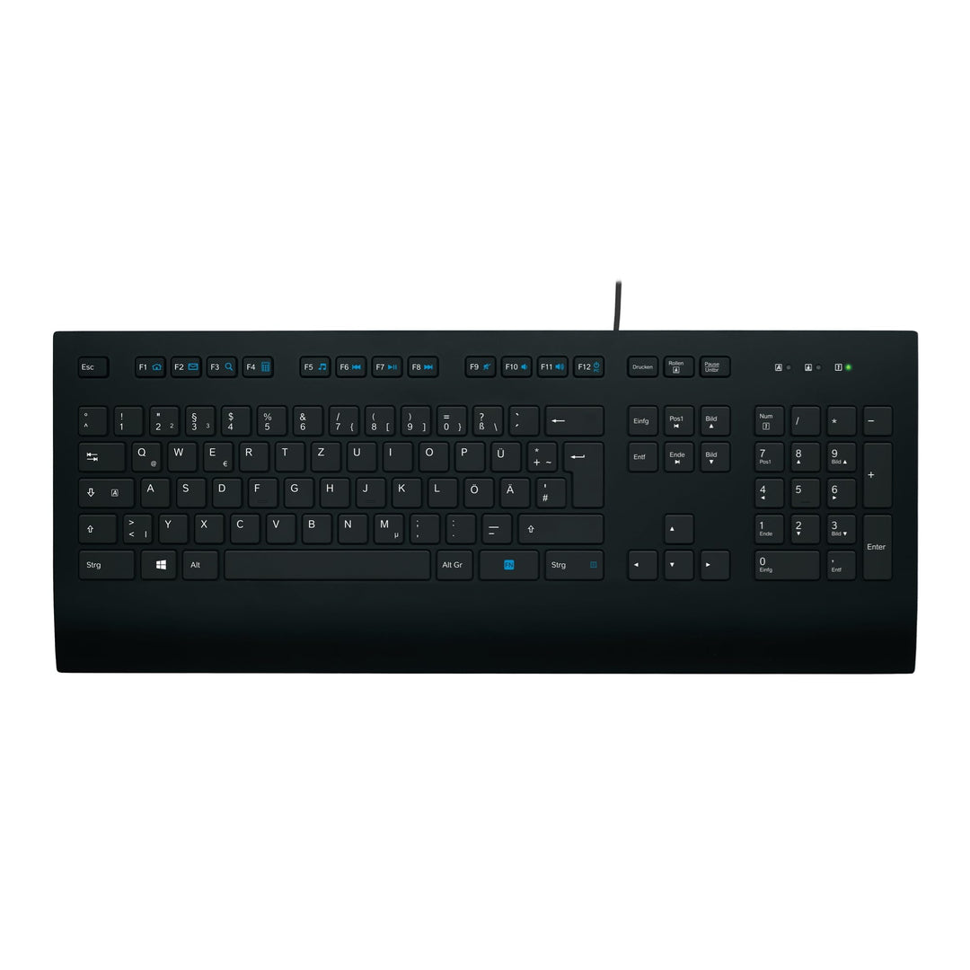 Logitech K280e Pro Kabelgebundene Business Tastatur für Windows, Linux und Chrome, USB-Anschluss, Ha