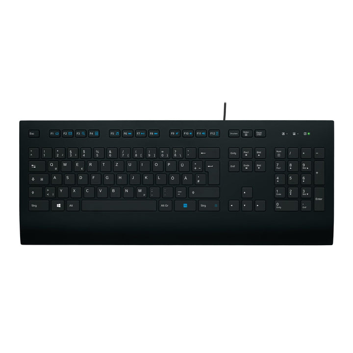 Logitech K280e Pro Kabelgebundene Business Tastatur für Windows, Linux und Chrome, USB-Anschluss, Ha