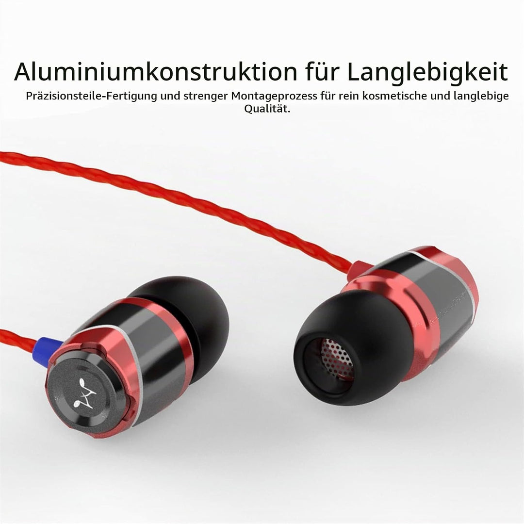 SoundMAGIC E10C Kabelgebundene Kopfhörer mit Mikrofon, HiFi-Stereo-Ohrhörer, geräuschisolierende In-