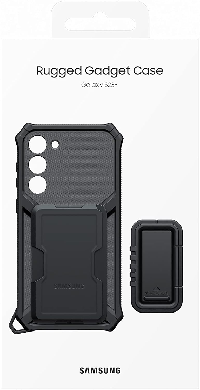 Samsung Rugged Gadget Smartphone Case EF-RS916 für Galaxy S23+, Handy-Hülle, Standfuss, Kratzfest, F