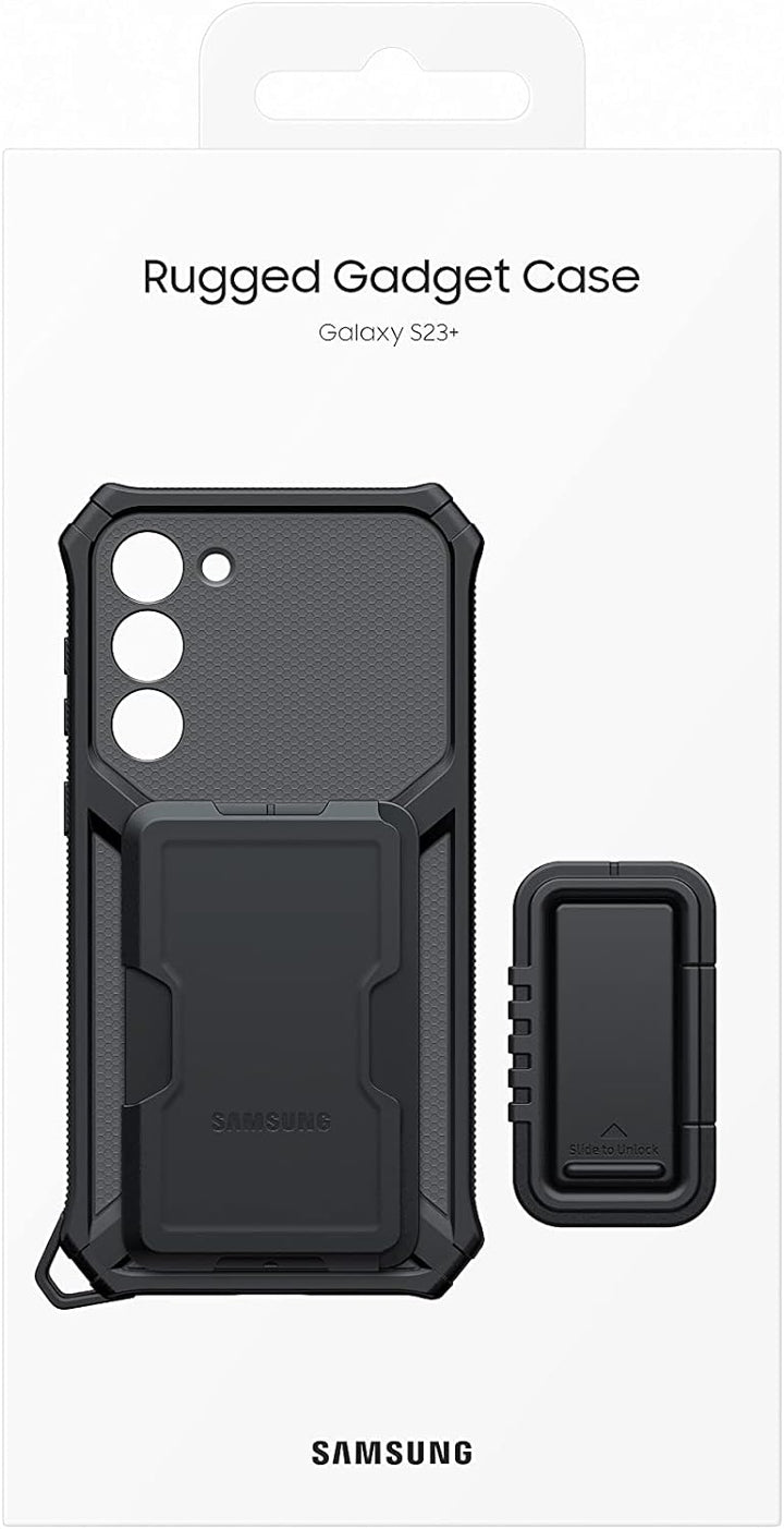 Samsung Rugged Gadget Smartphone Case EF-RS916 für Galaxy S23+, Handy-Hülle, Standfuss, Kratzfest, F