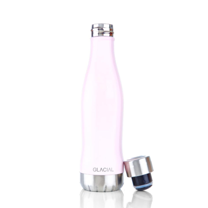 GLACIAL GL1818500011 Thermosflaschen, Edelstahl, Rosa Rosa 400 ml, Rosa 400 ml