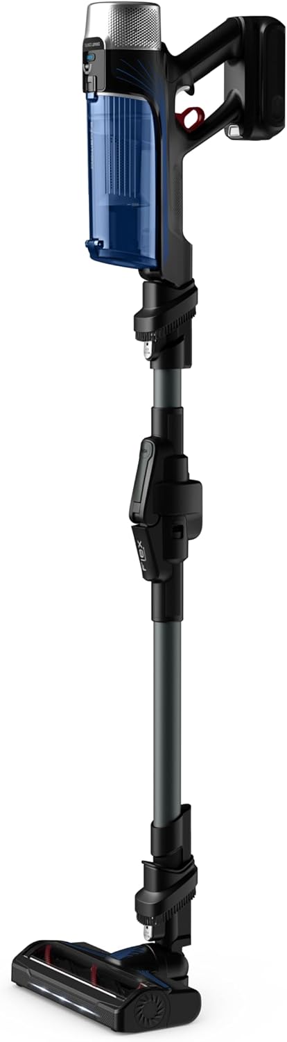 Rowenta X-Force Flex 9.60 Allergy Aqua kabelloser Akku-Stabstaubsauger, 100 Air Watt, herausnehmbare